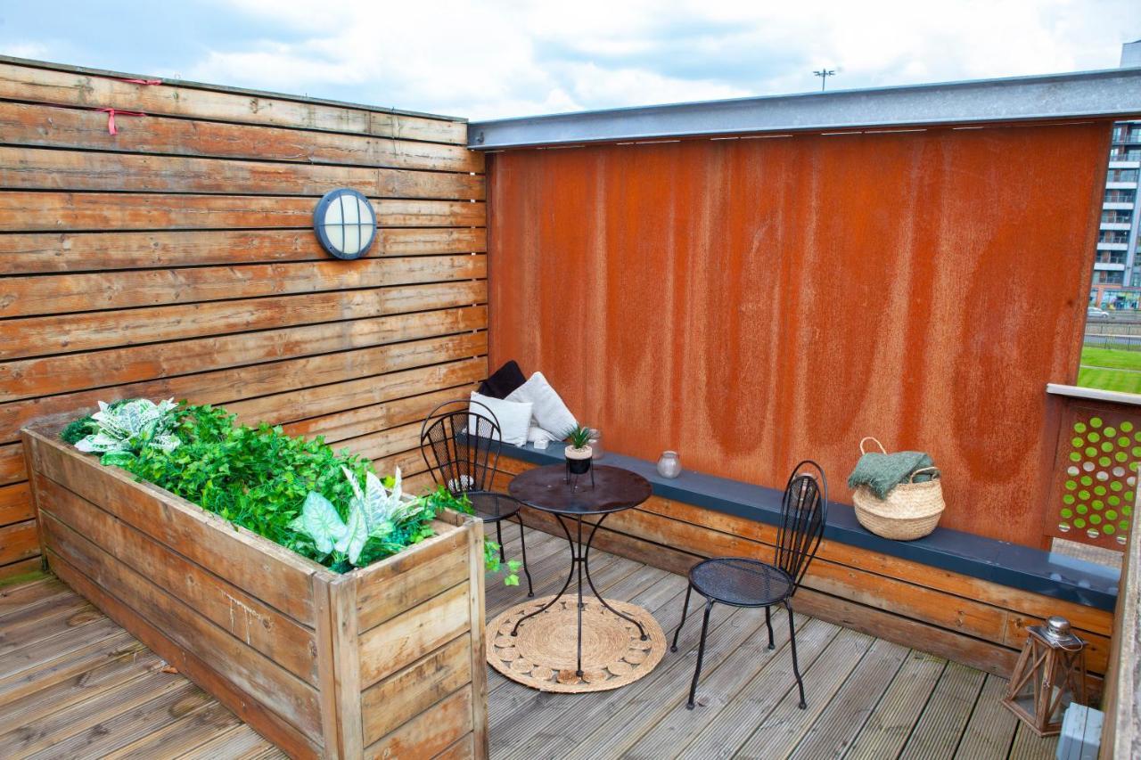 Modern City Centre Apartment Roof Garden Manchester Bagian luar foto